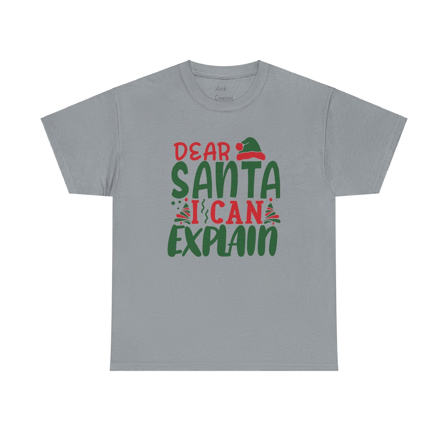 Unisex Heavy Cotton Tee - Santa I Can Explain