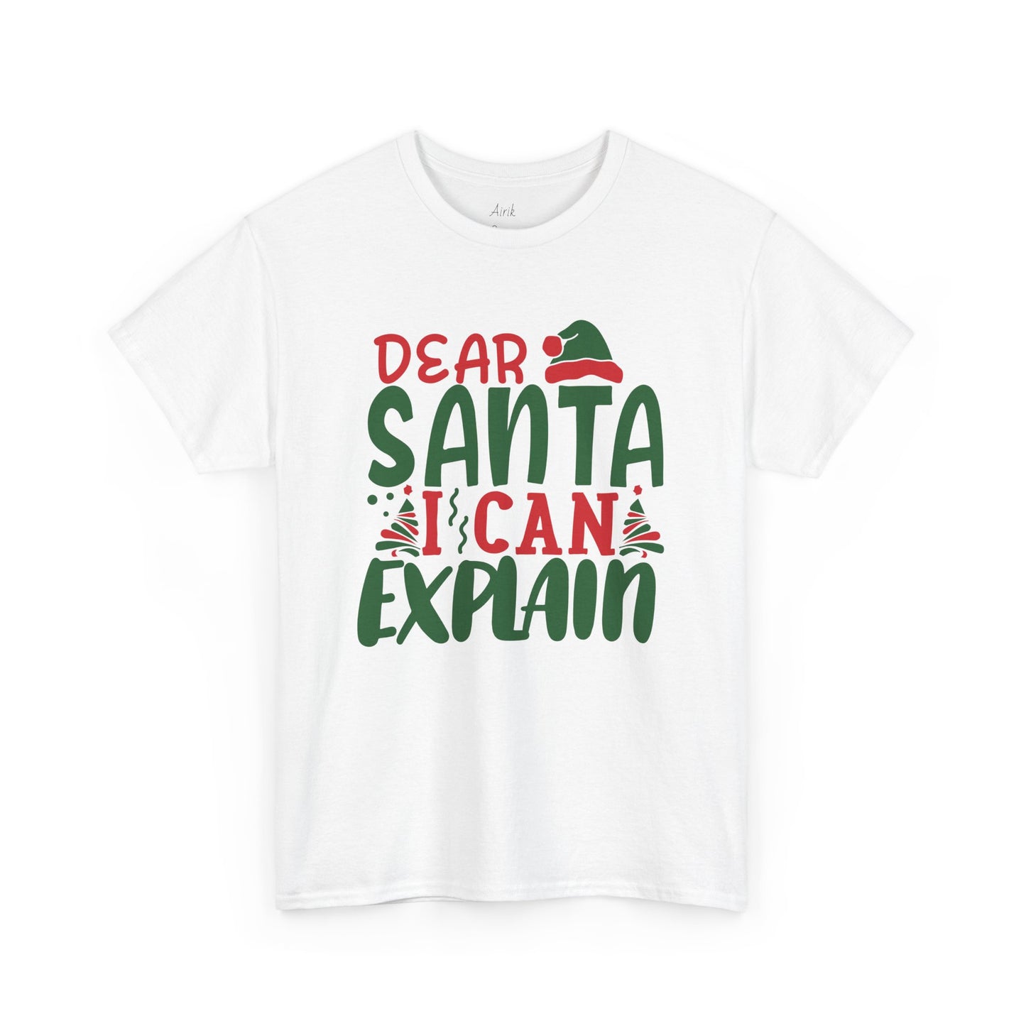 Unisex Heavy Cotton Tee - Santa I Can Explain