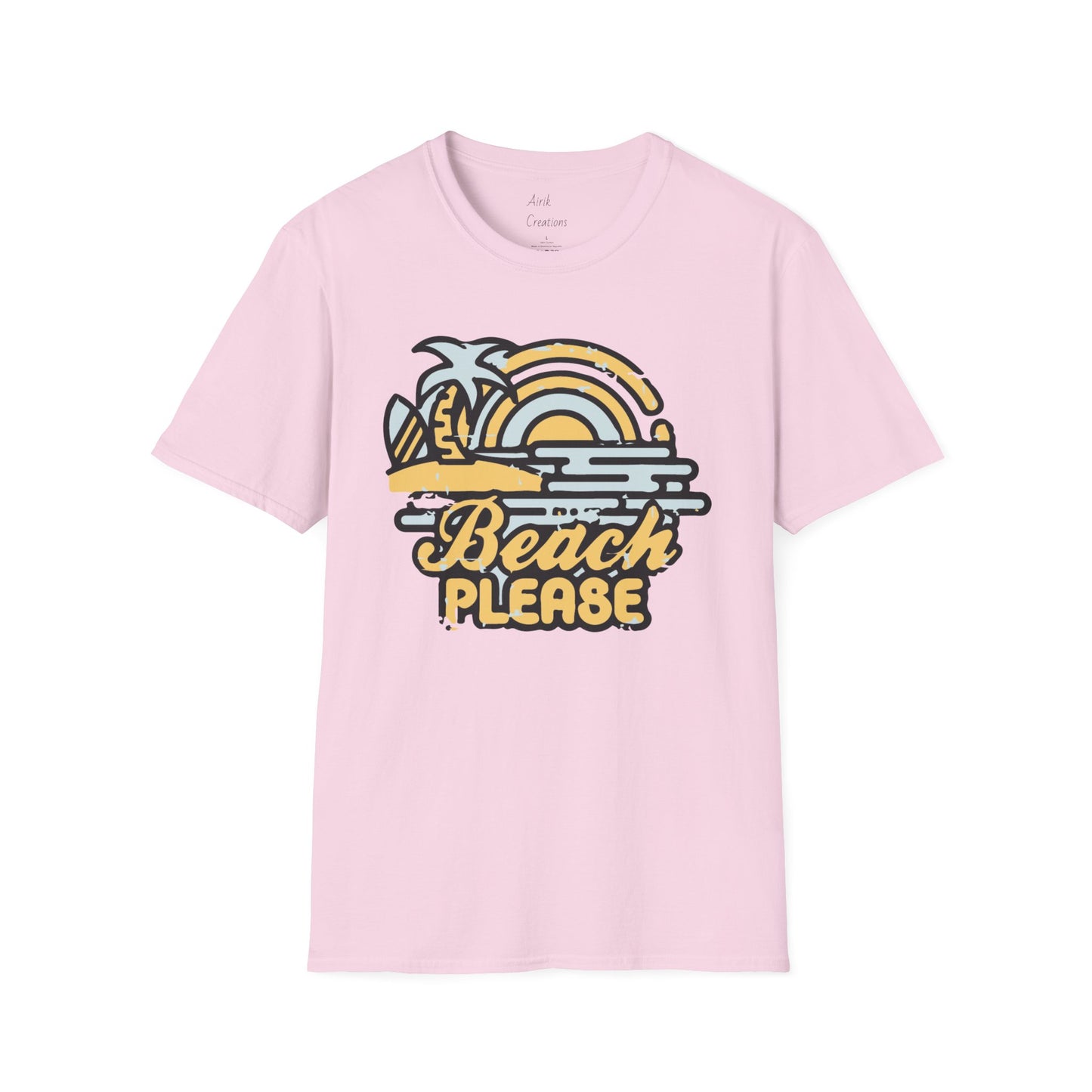 Unisex Softstyle T-Shirt - Beach Please