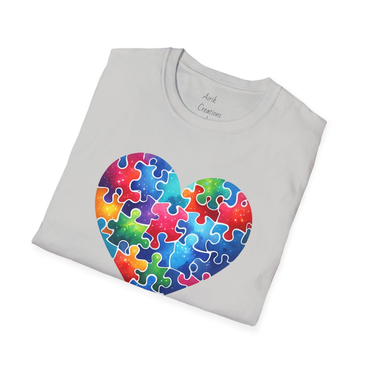 Unisex Softstyle T-Shirt - Autism Heart