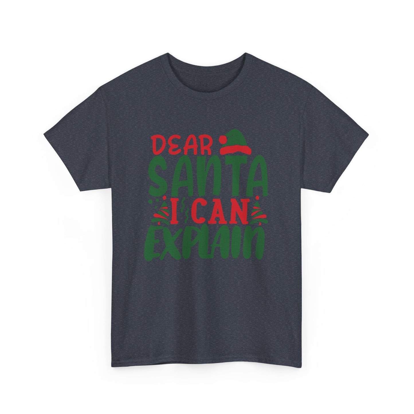 Unisex Heavy Cotton Tee - Santa I Can Explain