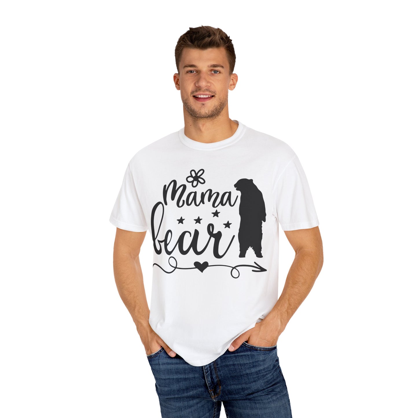 Unisex Garment-Dyed T-shirt - Mama Bear