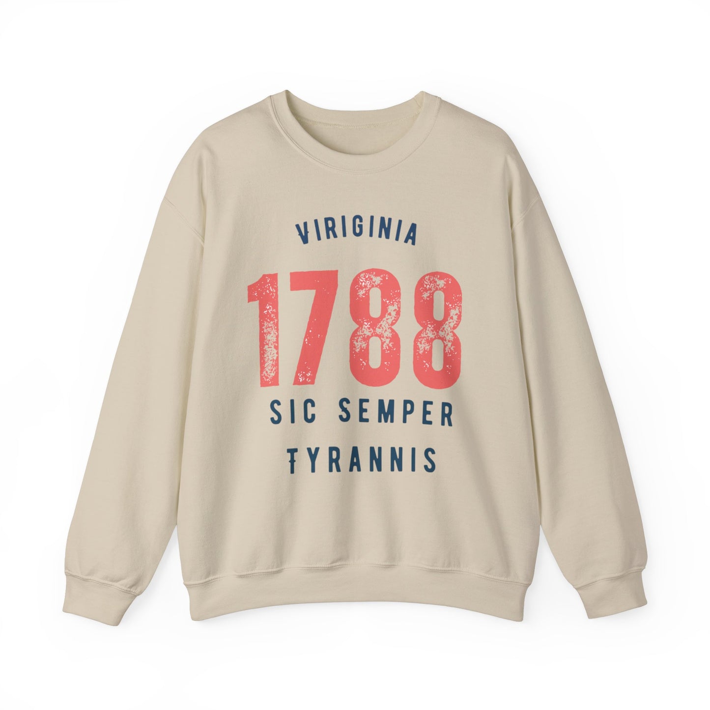 Unisex Heavy Blend™ Crewneck Sweatshirt - Virginia Sic Semper Tyrannis