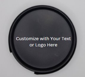 Personalized Aluminum Coaster Set: Custom Text or Logo Options - Airik Creations LLC