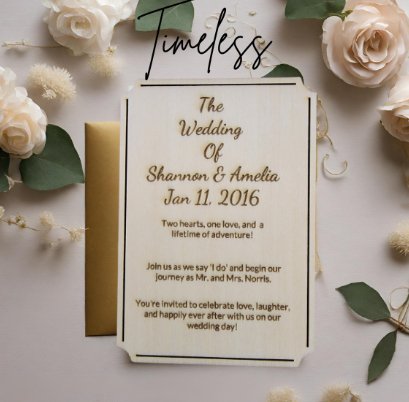 Wedding Invitations - Airik Creations LLC